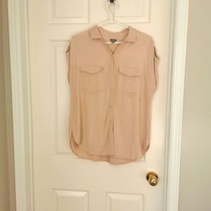 Aerie blush pink blouse size S